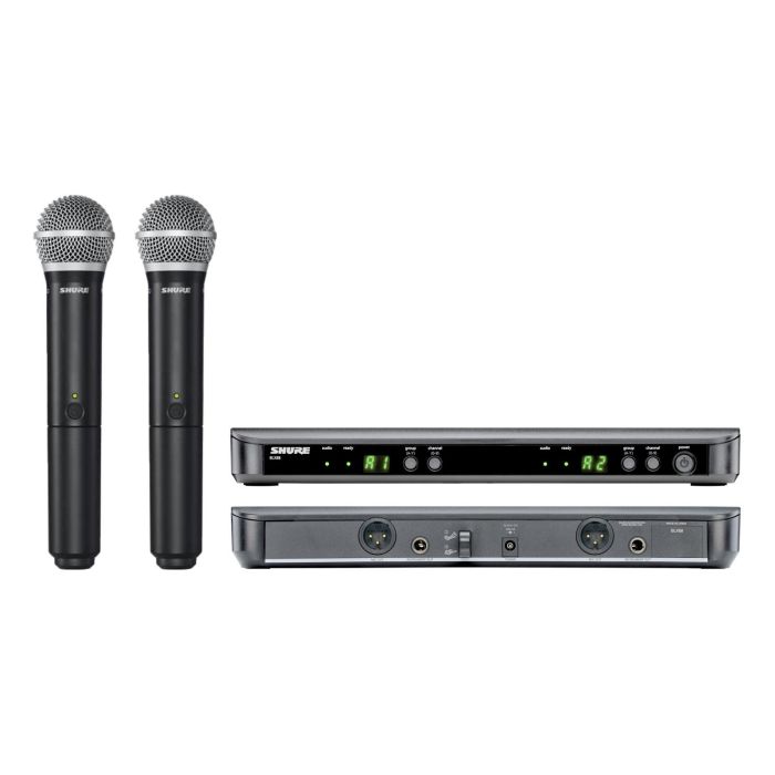 Radiomicrofono doppio palmare SHURE BLX288/PG58 main product photo