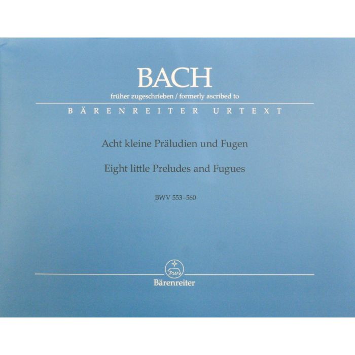 Bach Eight little Preludes and Fugues-Otto piccoli Preludi e Fughe main product photo