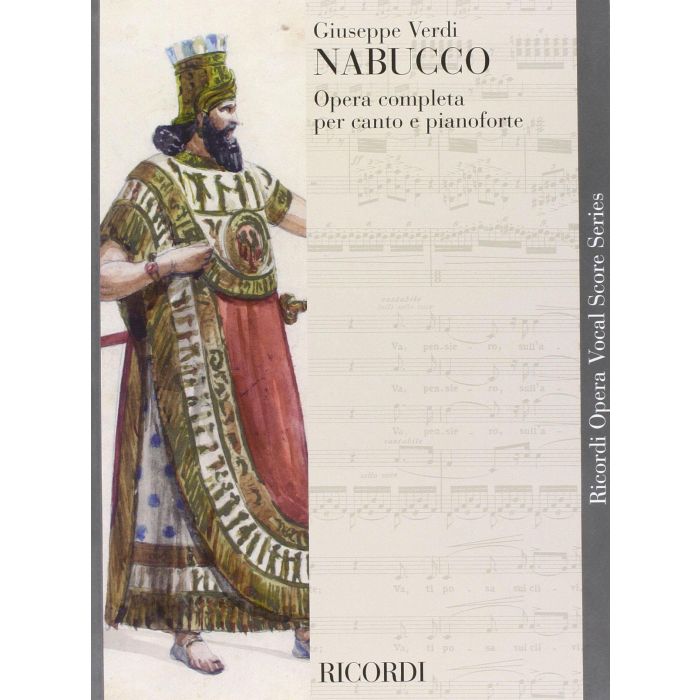 G.Verdi Nabucco opera completa per canto e pianoforte Ed.Ricordi main product photo