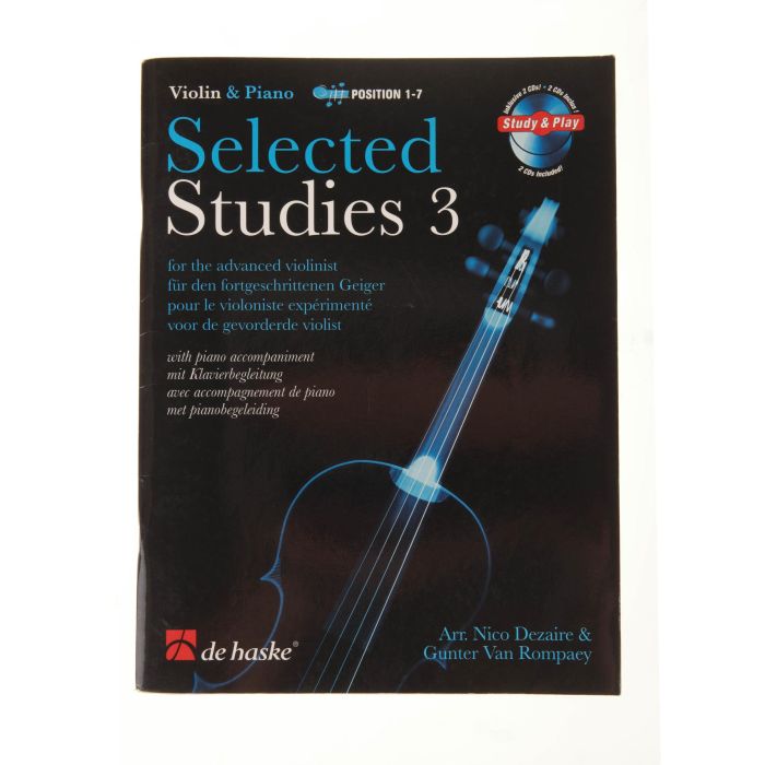 Dezaire Selected studies vol.3 per violi no con cd main product photo