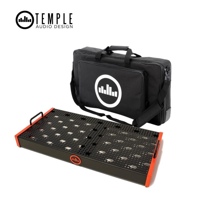 Pedalboard Temple Audio Design DUO-24 temple red red con borsa main product photo