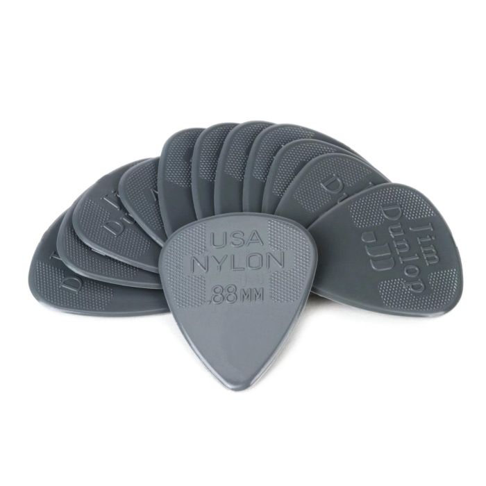 Blister plettri Dunlop 44P.88 Nylon standard 12pz 88mm main product photo