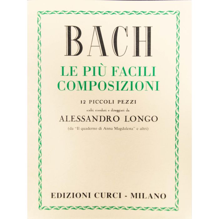 J.S.Bach Le più facili composizioni 12 piccoli pezzi  main product photo