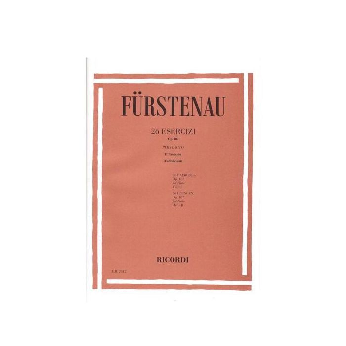 A.B.Furstenau 26 Esercizi Op.107 per Flauto Vol.2 main product photo