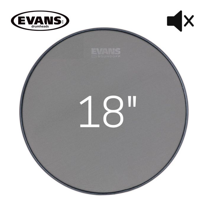 Pelle Evans 18" Mesh Soundoff Cassa BD18S01 main product photo