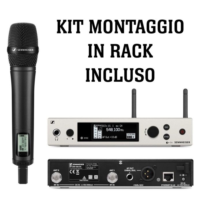 Radiomicrofono palmare Sennheiser EW 500 G4 935 AW+ main product photo