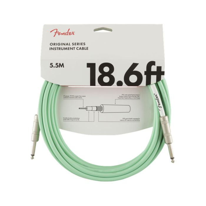 Cavo jack/jack 5,5 mt Fender Original surf green main product photo