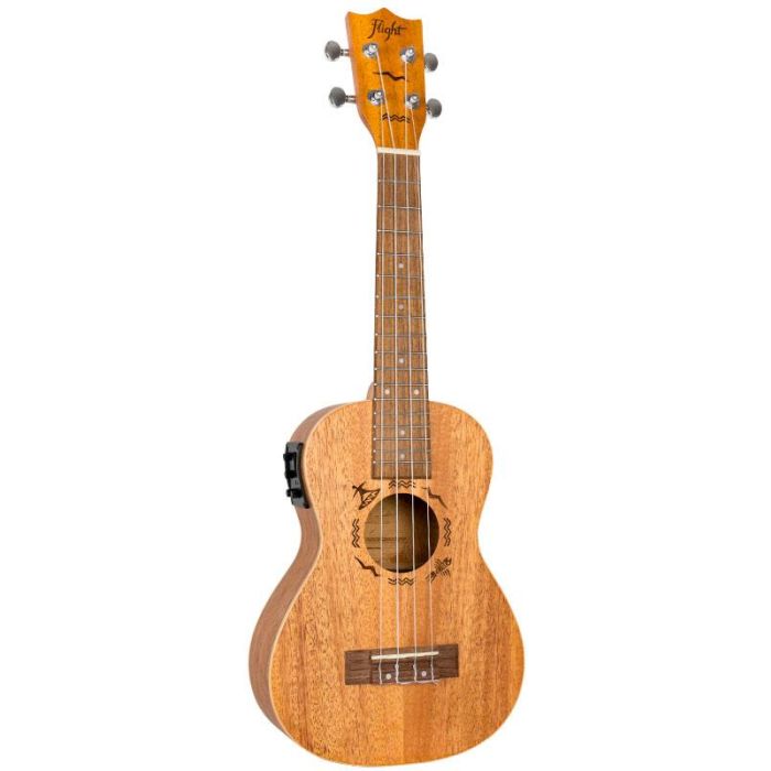 Flight DUC323CEQ mogano Ukulele concerto elettrificato con borsa main product photo