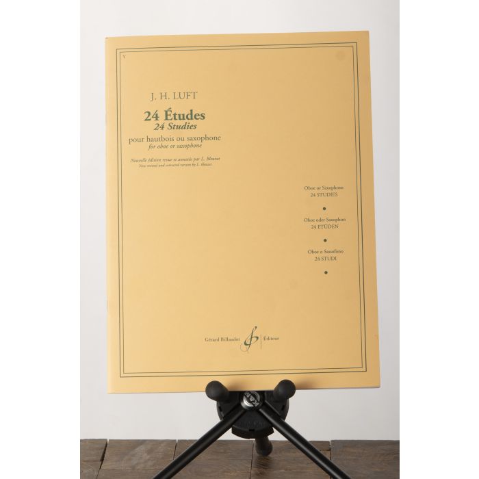 J.H. Luft 24 Studi per Oboe e Sax main product photo
