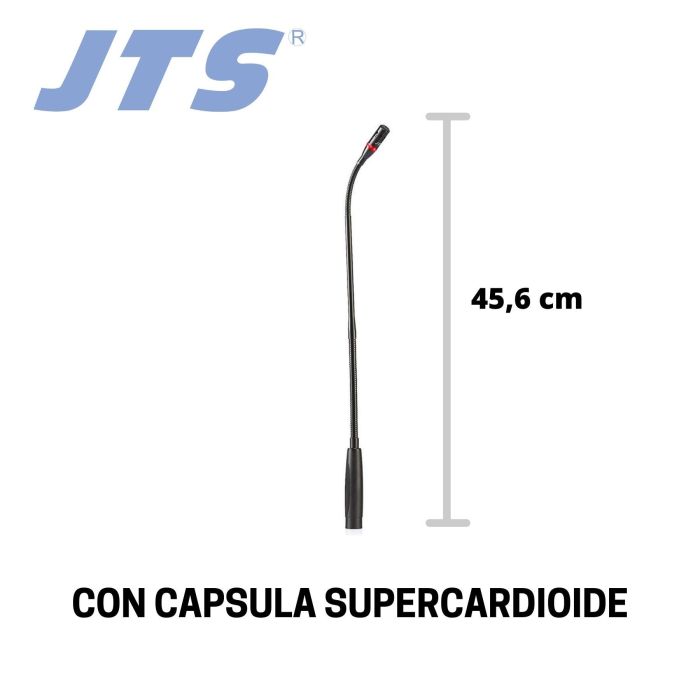 Microfono collo d'oca JTS GM-5212L condensatore con led main product photo