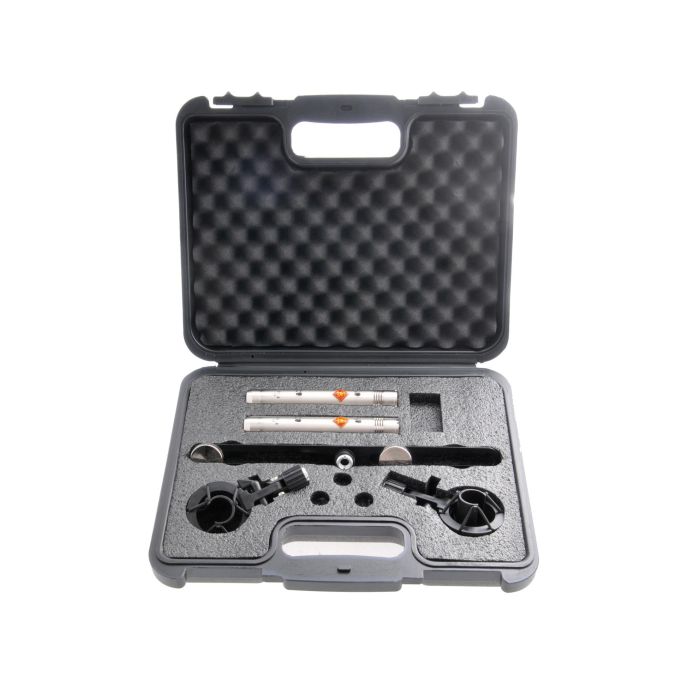 Coppia microfoni Golden Age Project FC4 ST condensatore con valigia main product photo