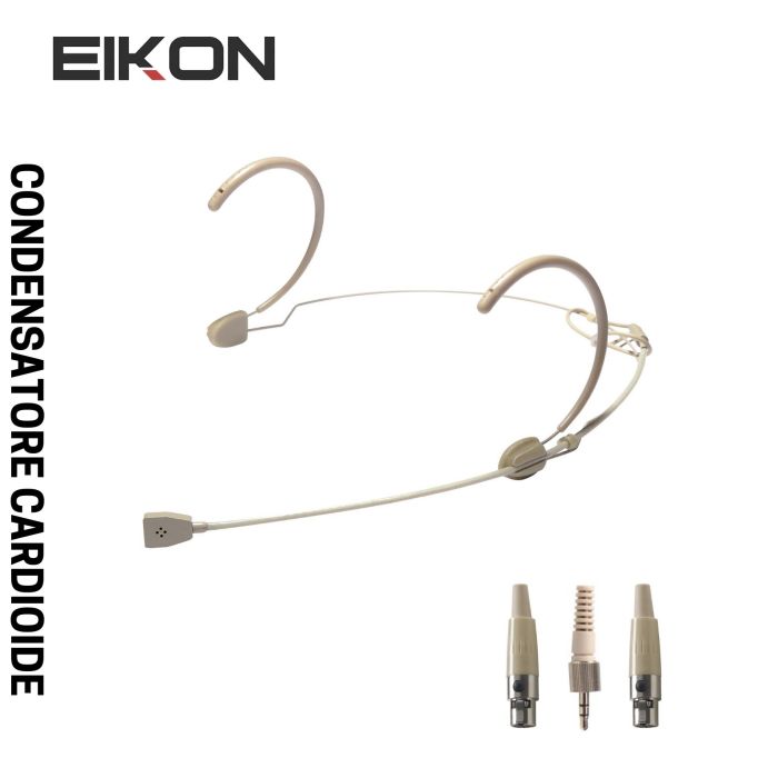 Microfono archetto EIKON HCM10V2 color carne con adattatori main product photo