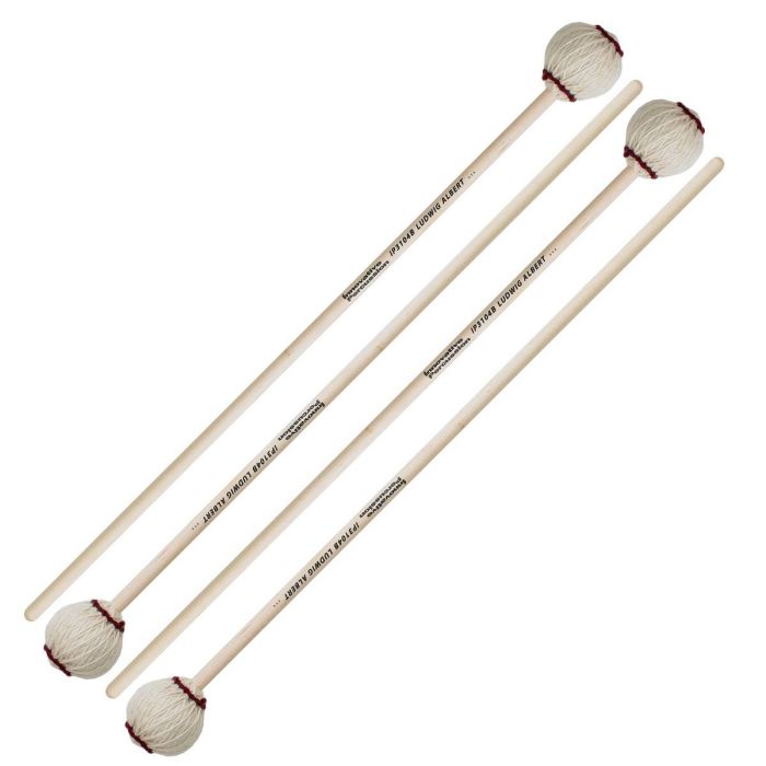Mallets Innovative Percussion marimba Ludwig Albert medium soft birch quadriglia IP3104B main product photo