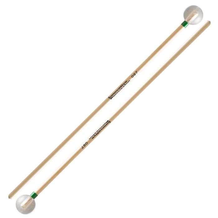 Mallets Innovative Percussion glockenspi el clear green tape rattan main product photo