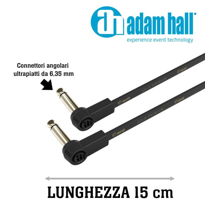 Cavo patch 0,15 mt Adam Hall K4 IRR 0015 FLM main product photo