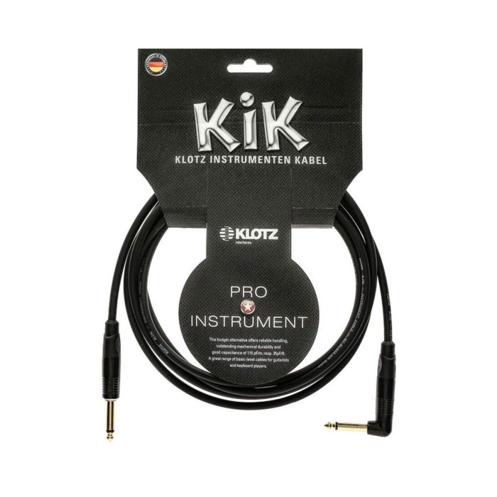 Cavo Jack/Jack angolare 3mt Klotz Kik main product photo