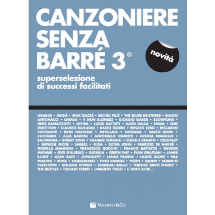 Canzoniere Senza Barrè Vol.3 Testi e Accordi main product photo