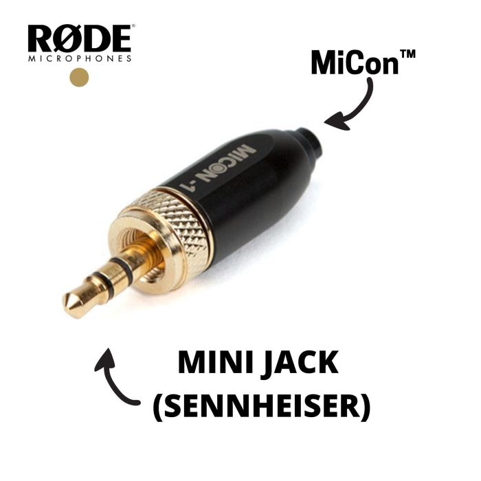 Adattatore Rode MiCon-1 compatibilità Sennheiser - Jack 3.5 mm con vite main product photo