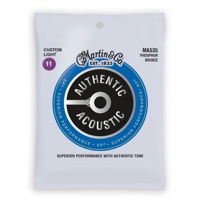 Corde Acustica Martin MA535 Phosphor Bronze custom light 11-52 main product photo