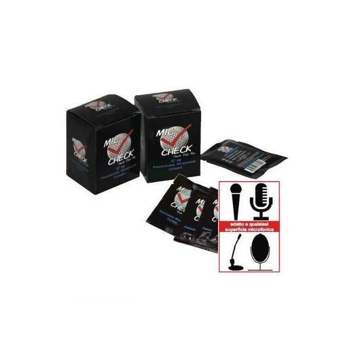 Salviette detergenti microfono Mic Check 10pz main product photo