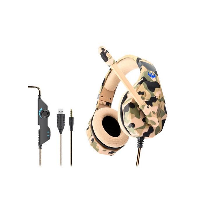 Cuffia Ovleng GT95 - CLOSED 32 Ohm gaming microfono usb Army yellow main product photo