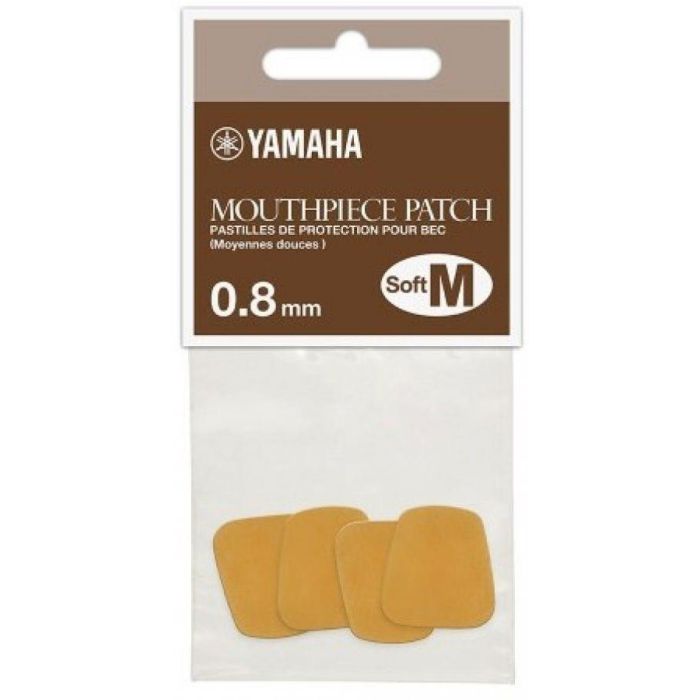 Yamaha mouthpiece patch 0,8mm M soft gialli 6pz  main product photo