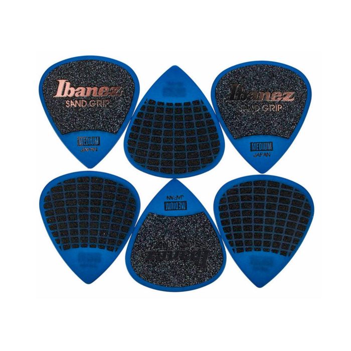 Ibanez heavy PPA14HSG-DB sand grip wizard Blister plettri 6pz blu main product photo