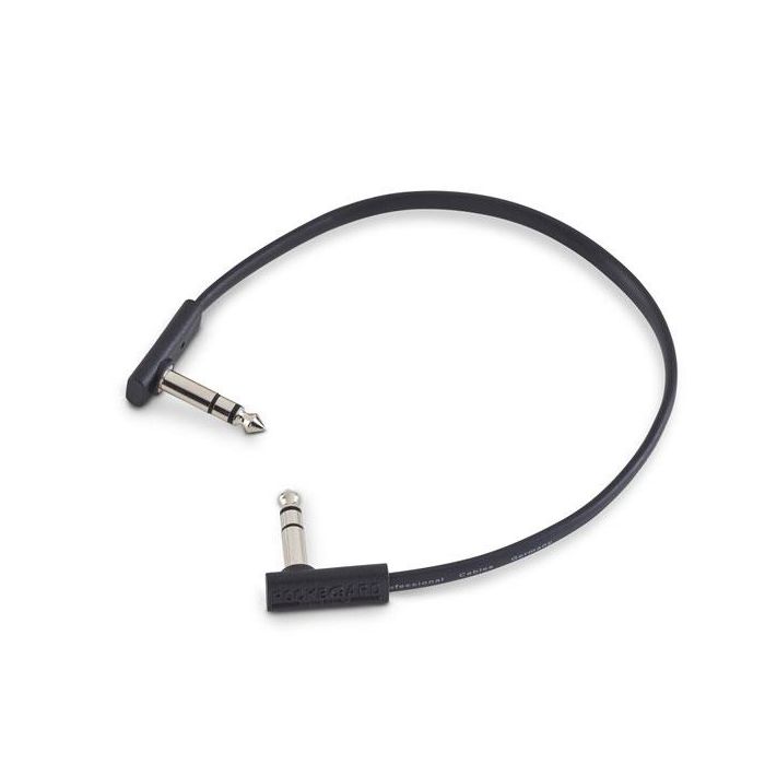 Cavo patch 30cm Rockboard flat RBO CAB F TRS 30 BK main product photo