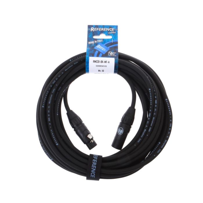 Cavo XLR M - XLR F 10mt Reference RMC01 Amphenol nero main product photo