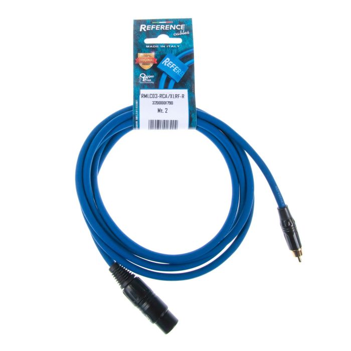 Cavo rca/xlr f 2 mt Reference RMLC03-RCA/XLRF-R blu main product photo