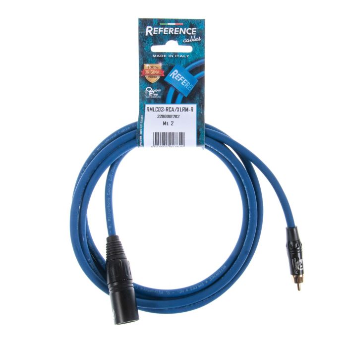 Cavo rca/xlr m 2 mt Reference RMLC03-RCA/XLRM-R blu main product photo