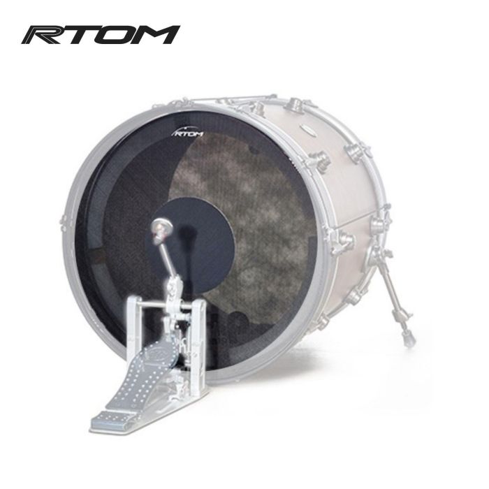 Allenatore batteria per cassa 22" con pelle mesh Rtom Black Hole main product photo