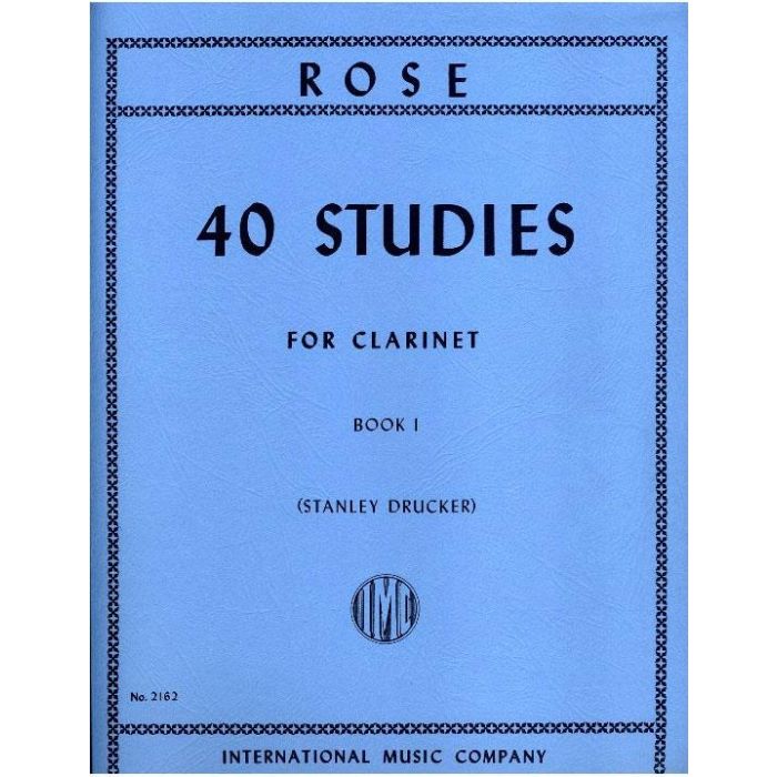 IMC2162 Rose 40 Studies Vol.1 for Clarinet main product photo