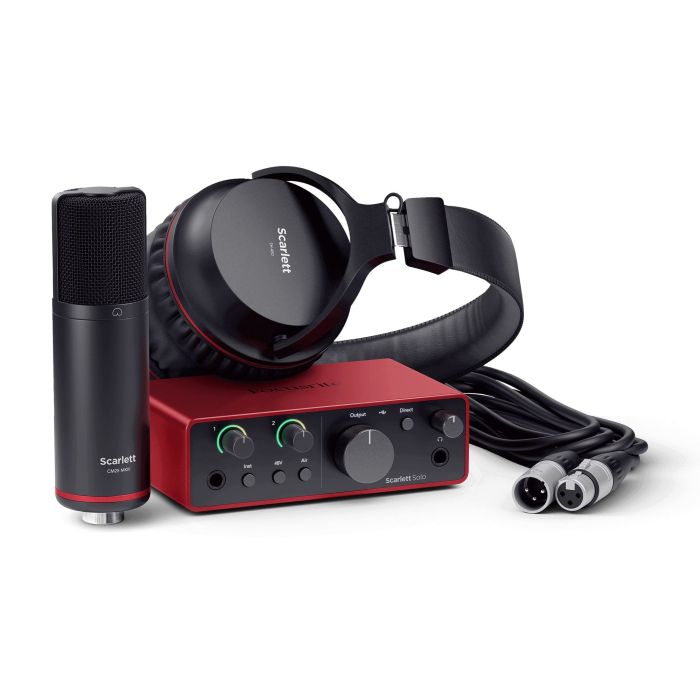 Focusrite Scarlett Solo Studio 4th Gen. main product photo