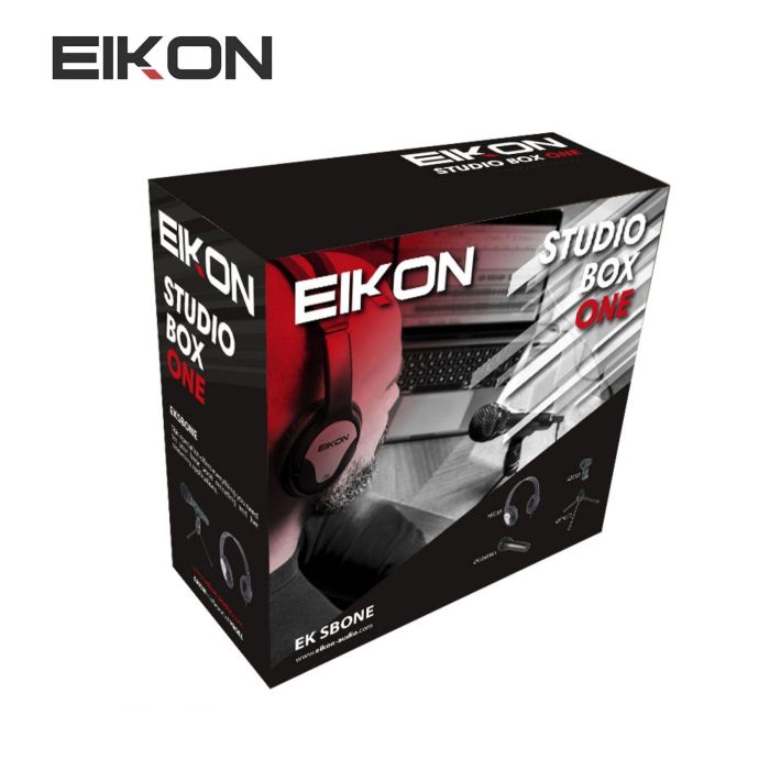 BUNDLE Eikon STUDIO BOX ONE microfono USB+cuffia main product photo