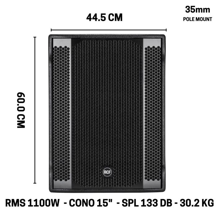 Subwoofer RCF SUB905-AS MK3- 2200W - 15" main product photo