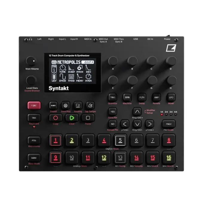 Drum Machine Elektron SYNTAKT main product photo