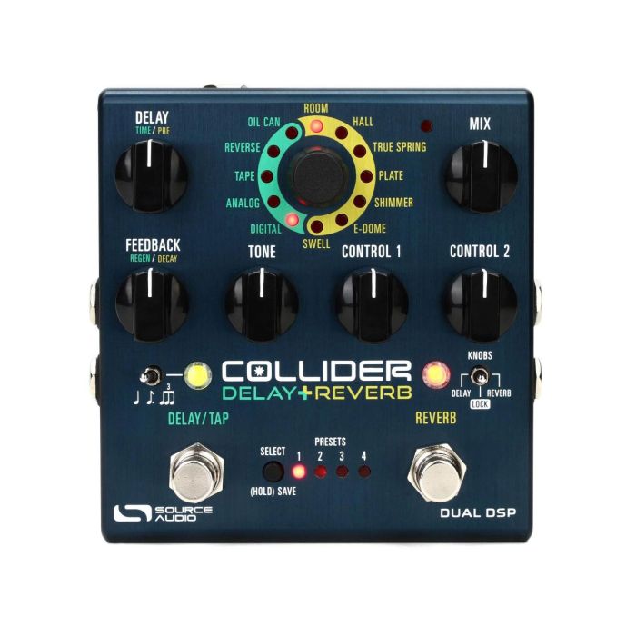 Pedale Source Audio SA263 COLLIDER delay+reverb main product photo