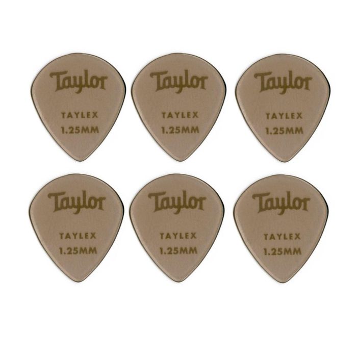 Blister plettri Taylor 1.25mm 6pz smoke grey main product photo