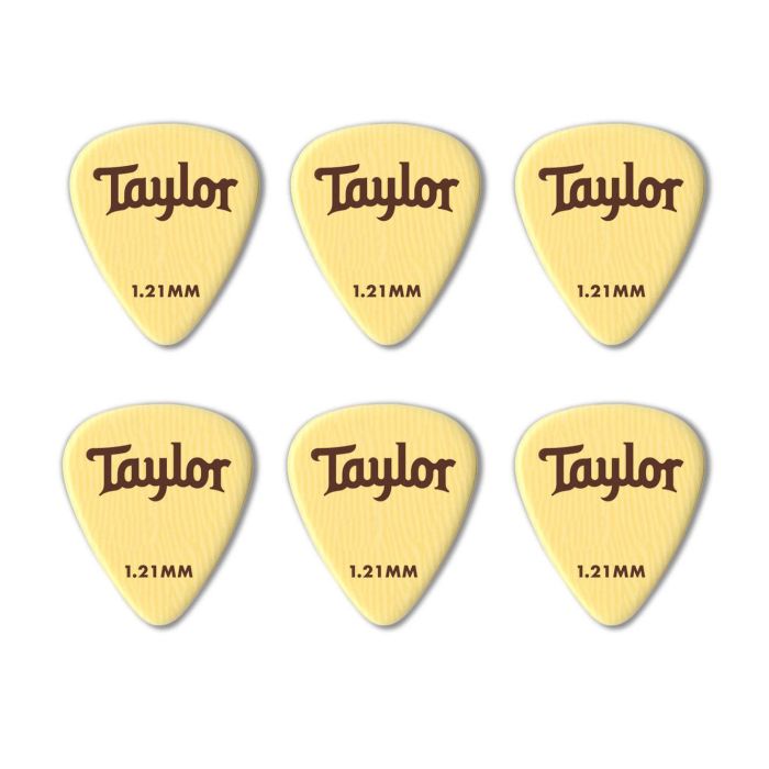 plettri Taylor 1.21mm 6pz Darktone ivoroid main product photo