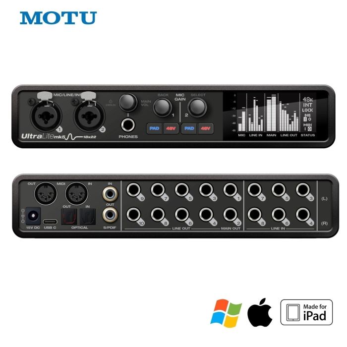 Motu ULTRALITE MK5 Scheda Audio main product photo