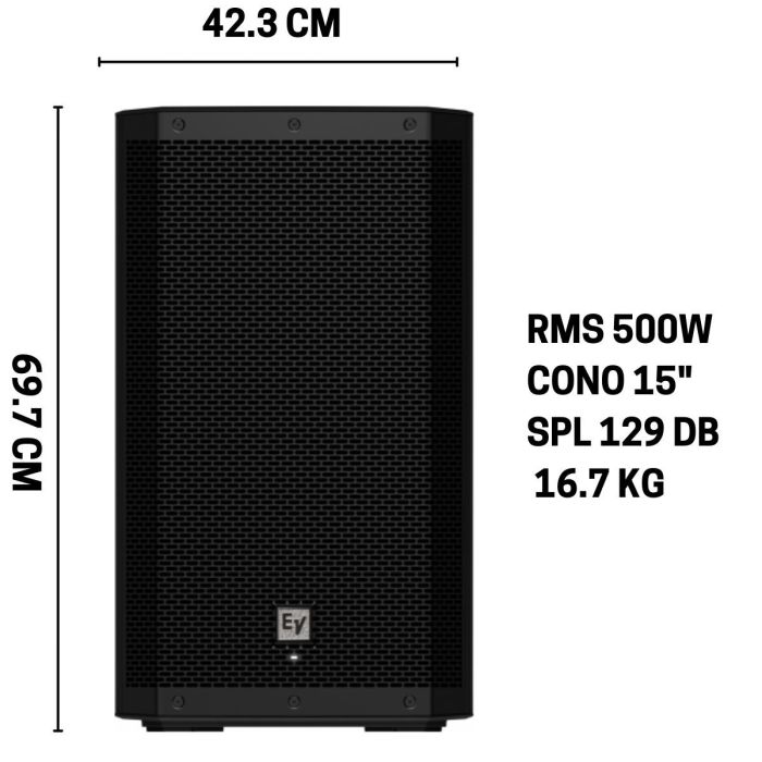 Electro Voice ZLX-15P-G2 1000w 12" main product photo