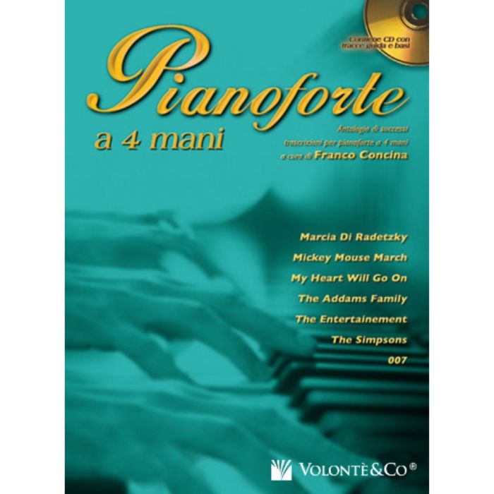 F.Concina Pianoforte a Quattro mani Gold con cd main product photo