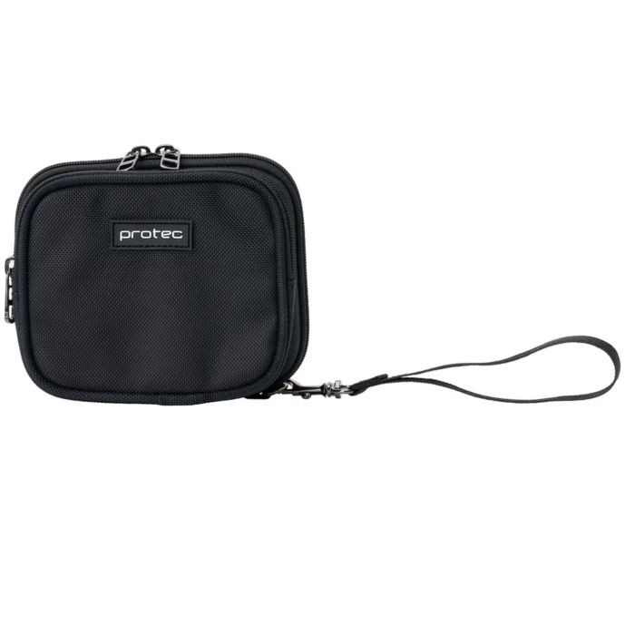 Protec A401 Custodia bocchini/legature fiati 3 divisori 3 supporti nylon cinturino da polso black main product photo