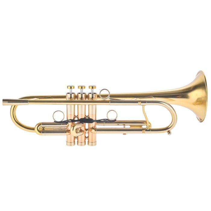 Adams A4LT Tromba Sib 0,45mm ML brass satin gold lacquered main product photo