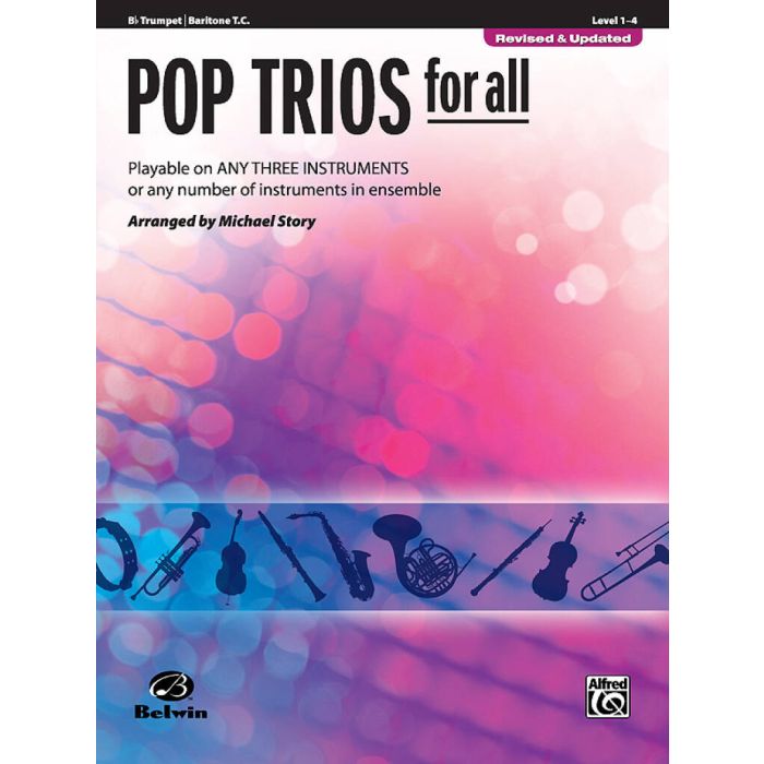 Pop Trios for All Arr. Michael Story Book- Bb Trumpet/ Baritone / Tuba - Bb Trumpet / Baritone / Tub main product photo