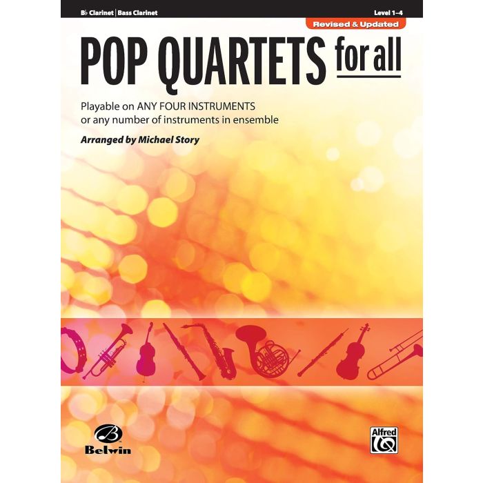Pop Quartets for All Arr. Michael Story Book Clarinetto - Bb Clarinet / Bass Clarinet main product photo