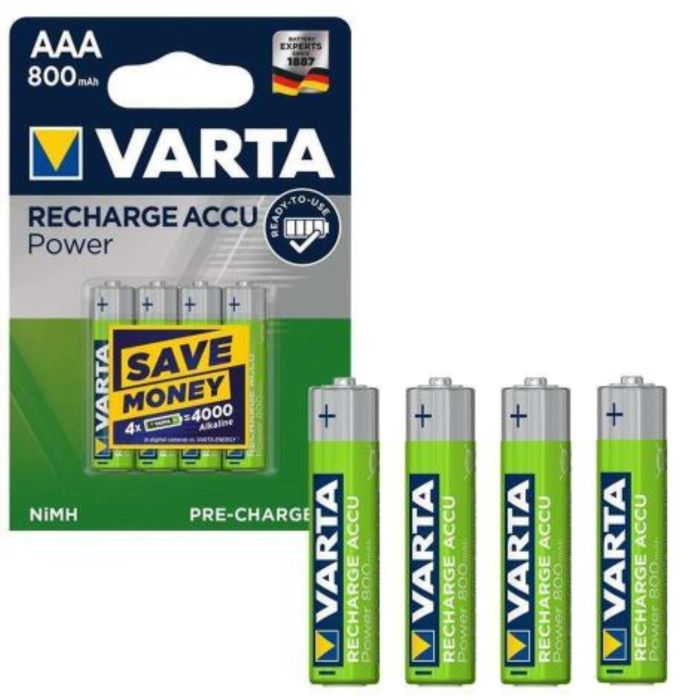 Varta AAA Batterie ricaricabili confezione 4 pile main product photo