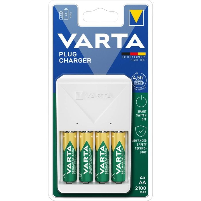 Varta Plug Charger e blister 4 AA Caricatore  main product photo