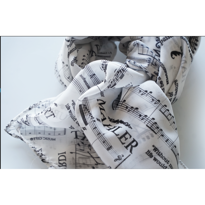 Foulard compositori Bianca (150x50) main product photo